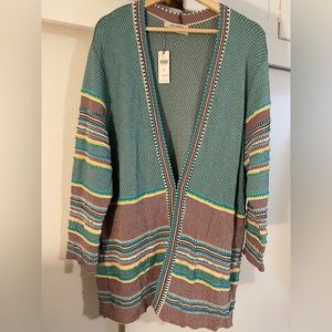 Aldo Martin long knit sweater size medium